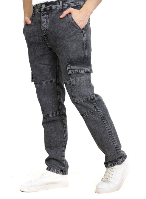 Black 1 Cargo jeans - Khotwh